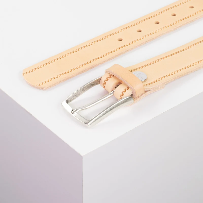 Ledergürtel 3,5cm mit Schnalle Valencia