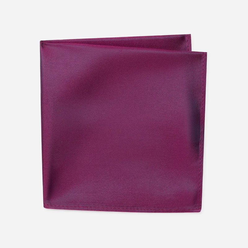 TONI fuchsia uni – Seiden-Einstecktuch