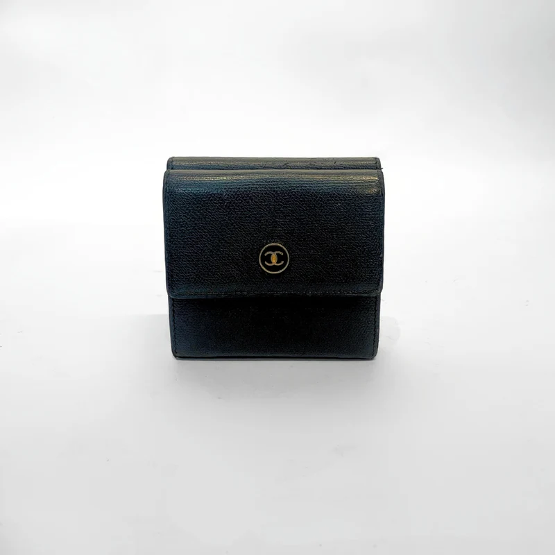 Chanel Coco Mark Kompakte Dreifach-Geldbörse