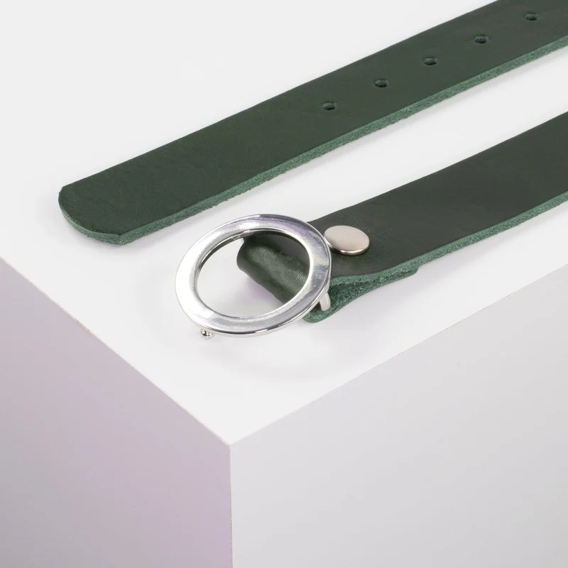 Ledergürtel 3,5cm mit Schnalle Ronda