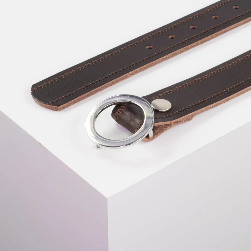 Ledergürtel 3,5cm mit Schnalle Ronda
