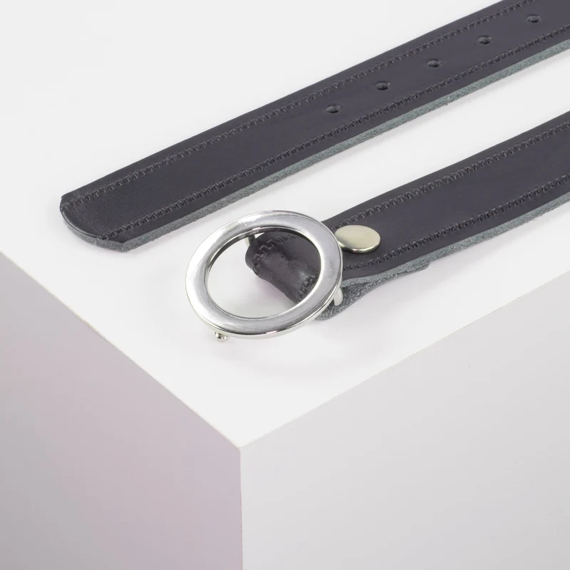 Ledergürtel 3,5cm mit Schnalle Ronda