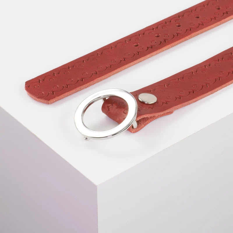 Ledergürtel 3,5cm mit Schnalle Ronda