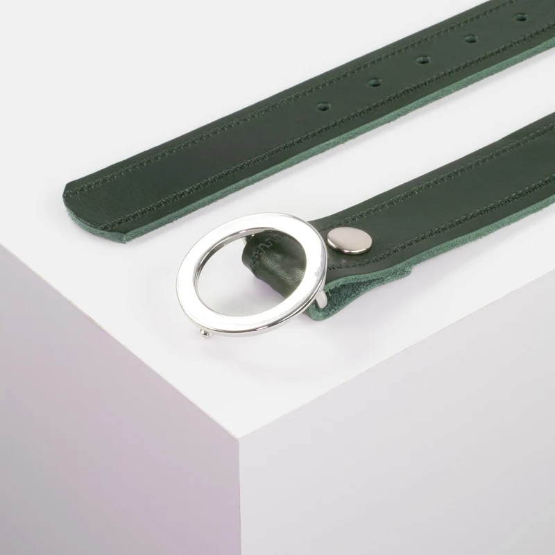 Ledergürtel 3,5cm mit Schnalle Ronda