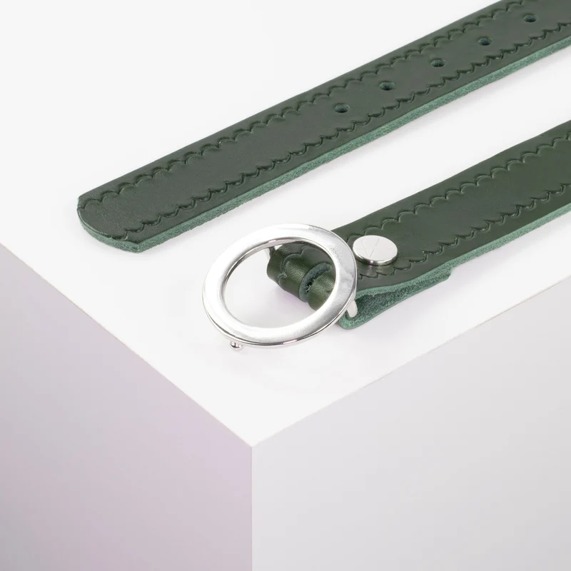 Ledergürtel 3,5cm mit Schnalle Ronda