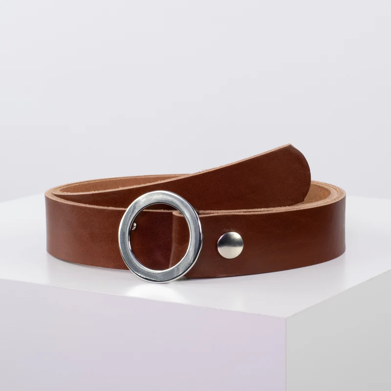 Ledergürtel 3,5cm mit Schnalle Ronda