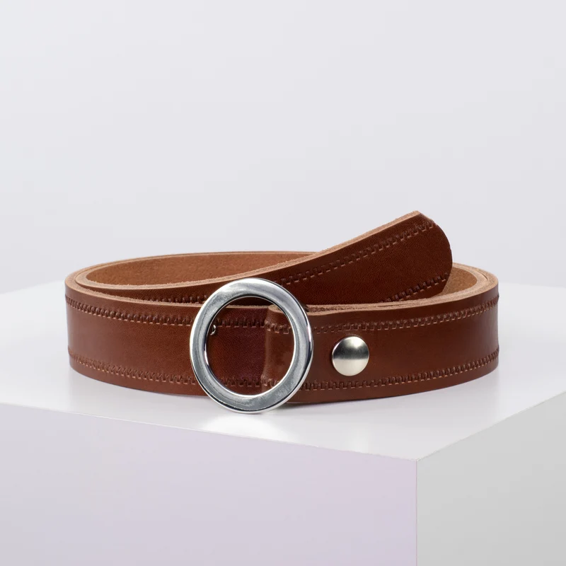 Ledergürtel 3,5cm mit Schnalle Ronda