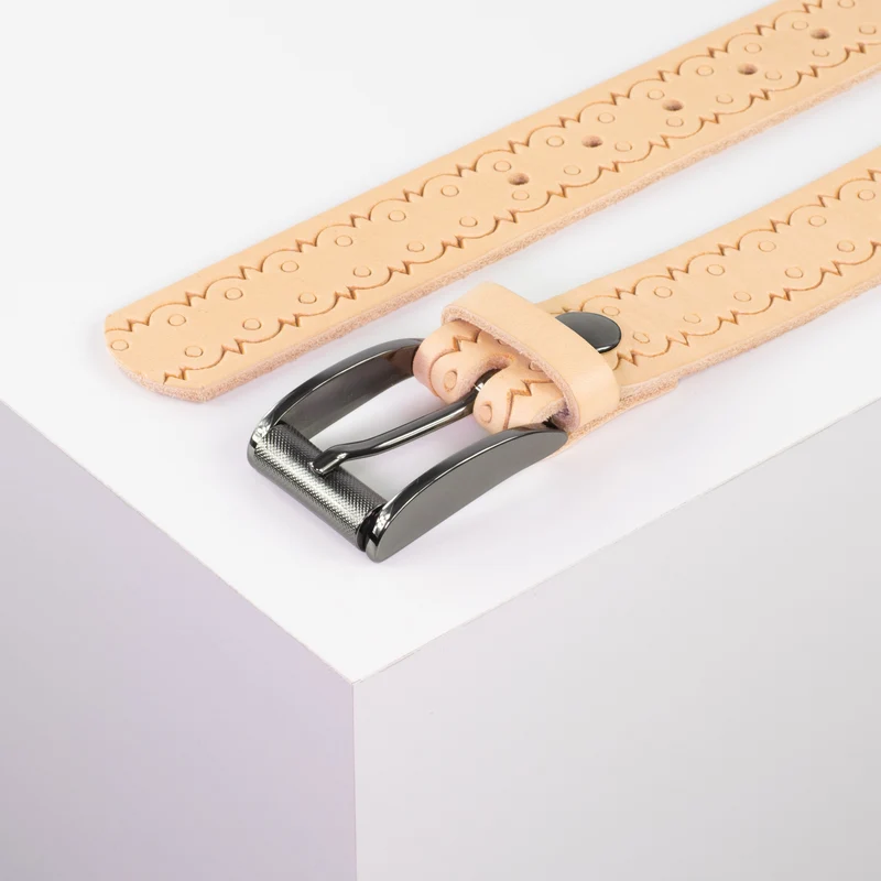 Ledergürtel 3,5cm mit Schnalle Zürich