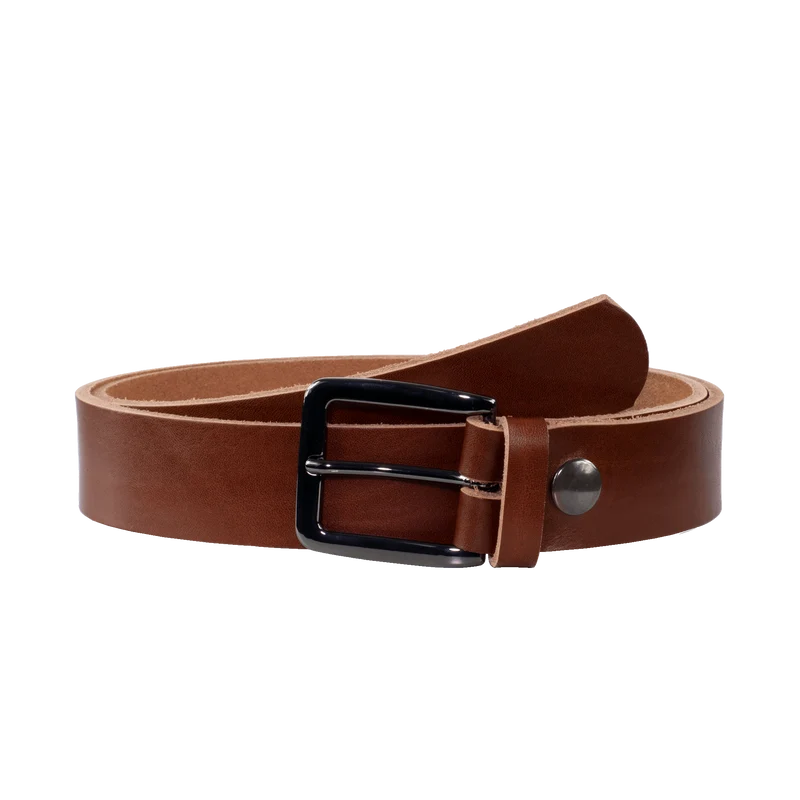 Ledergürtel 3,5cm mit Schnalle Prag