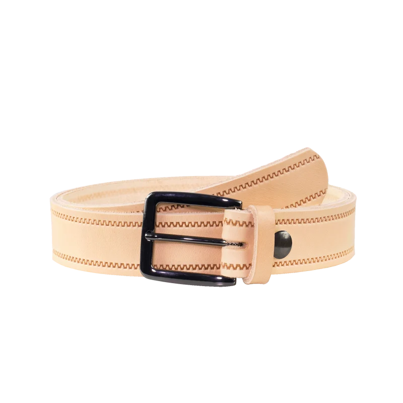 Ledergürtel 3,5cm mit Schnalle Prag