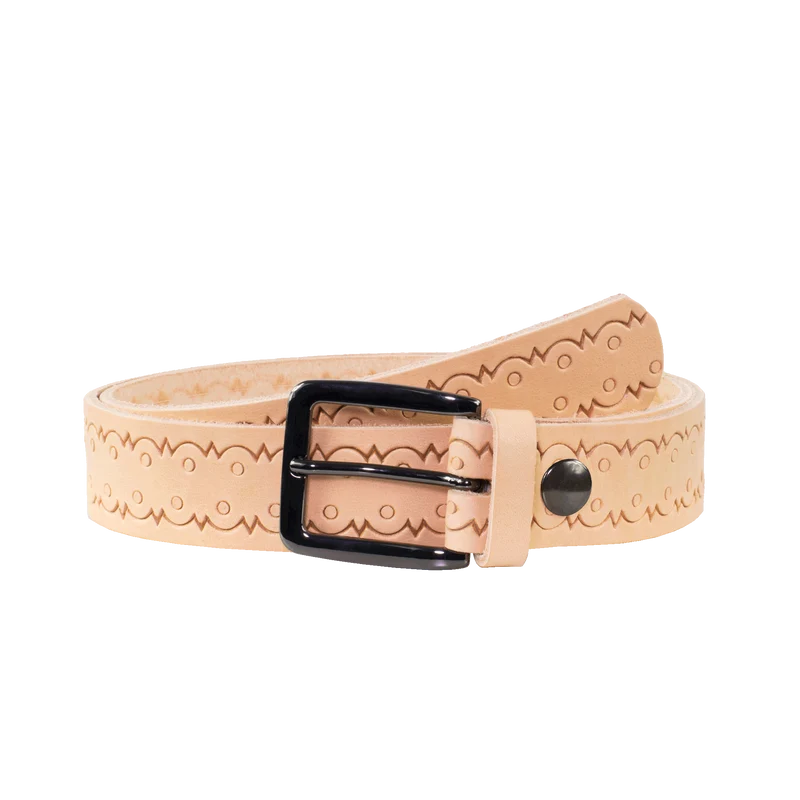 Ledergürtel 3,5cm mit Schnalle Prag