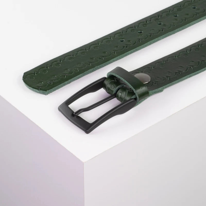Ledergürtel 3,5cm mit Schnalle Cape Town