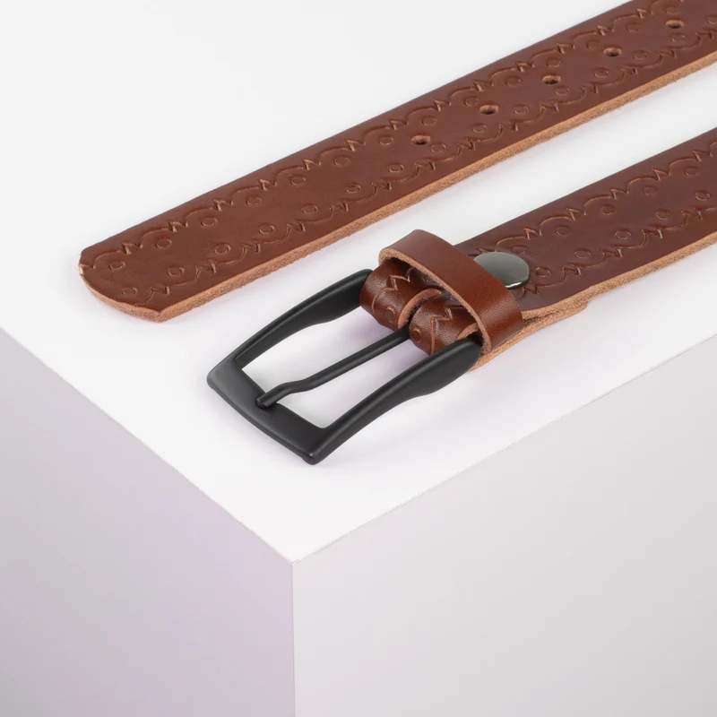 Ledergürtel 3,5cm mit Schnalle Cape Town