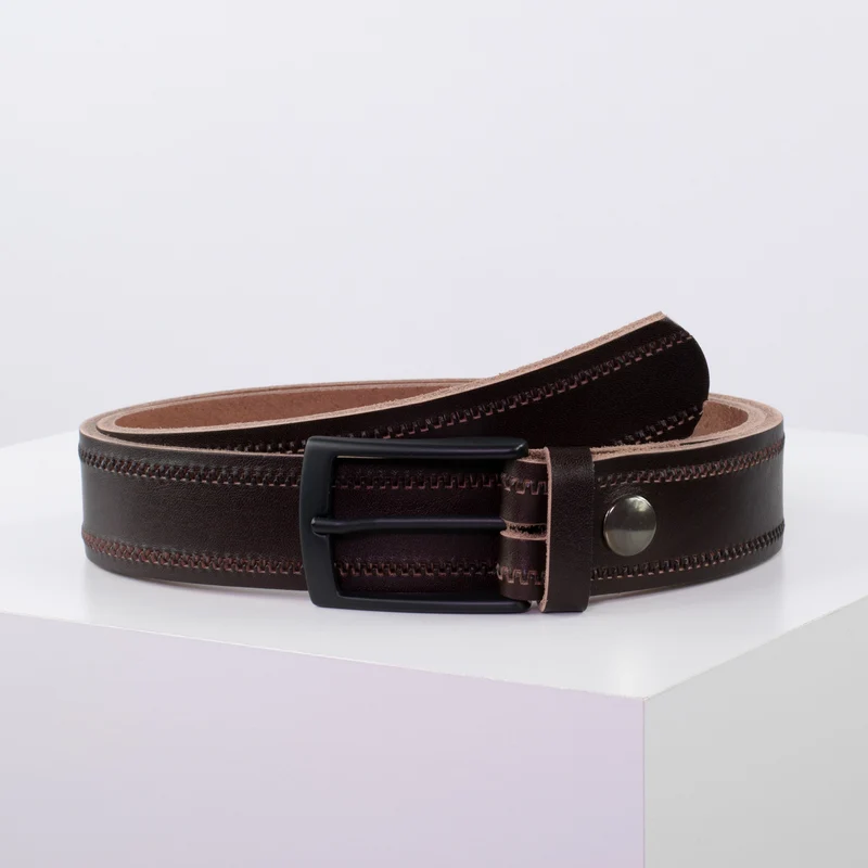 Ledergürtel 3,5cm mit Schnalle Cape Town