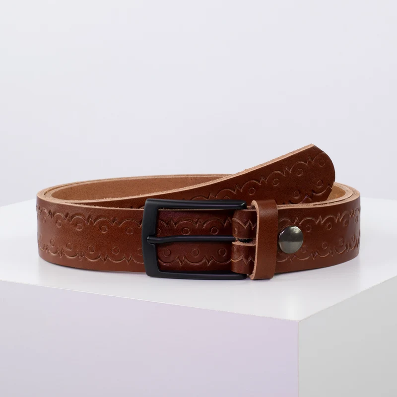 Ledergürtel 3,5cm mit Schnalle Cape Town