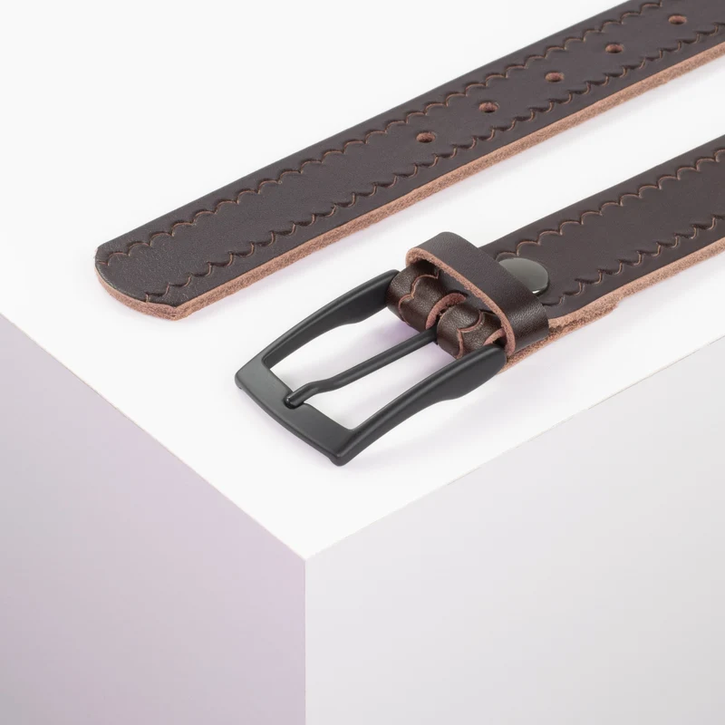 Ledergürtel 3,5cm mit Schnalle Cape Town