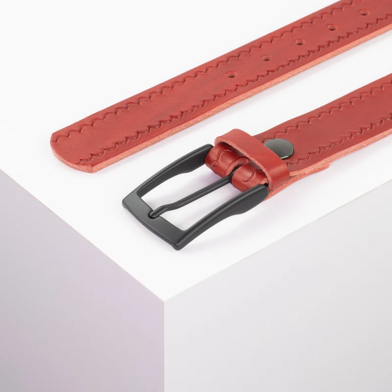 Ledergürtel 3,5cm mit Schnalle Cape Town