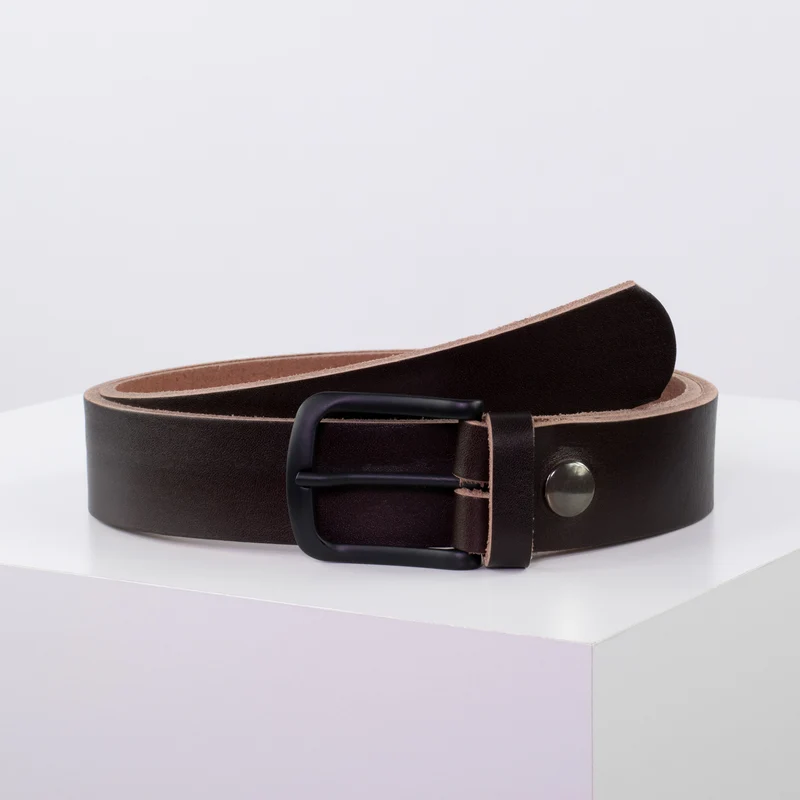 Ledergürtel 3,5cm mit Schnalle Rio