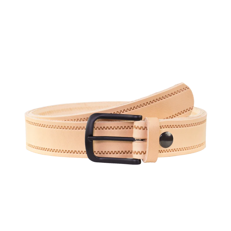 Ledergürtel 3,5cm mit Schnalle Rio