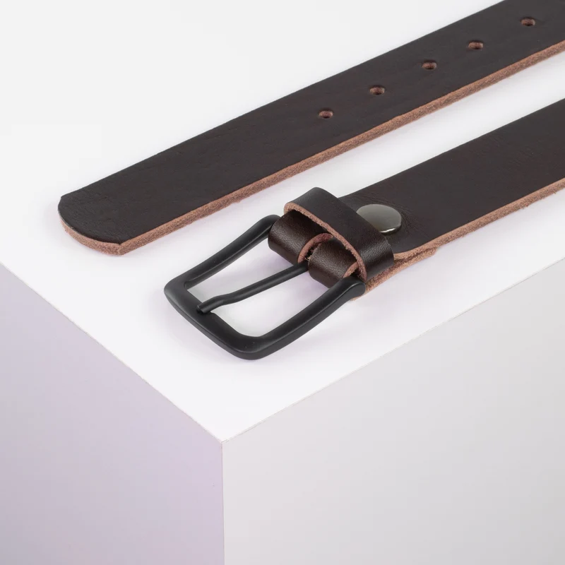 Ledergürtel 3,5cm mit Schnalle Rio