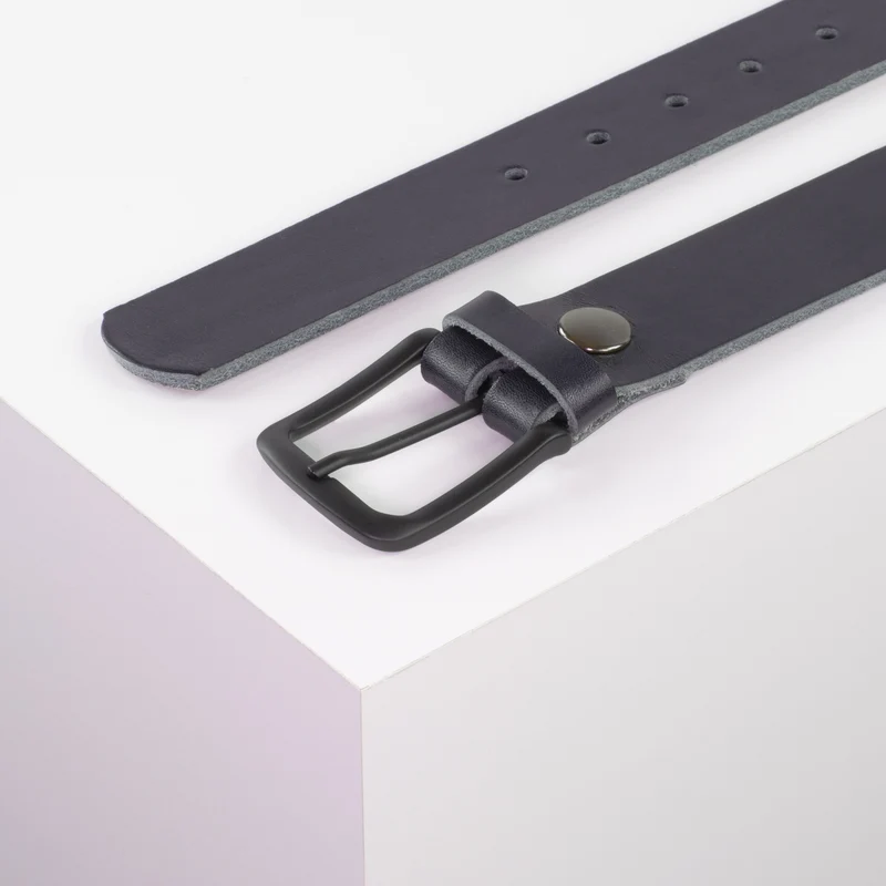 Ledergürtel 3,5cm mit Schnalle Rio
