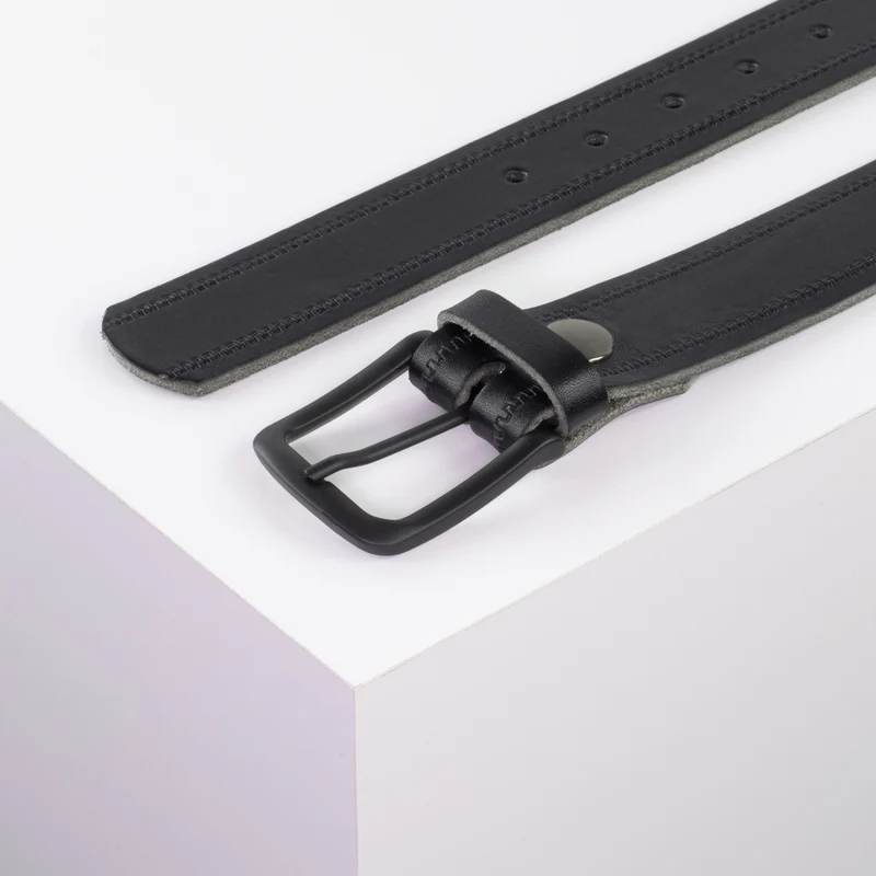 Ledergürtel 3,5cm mit Schnalle Rio