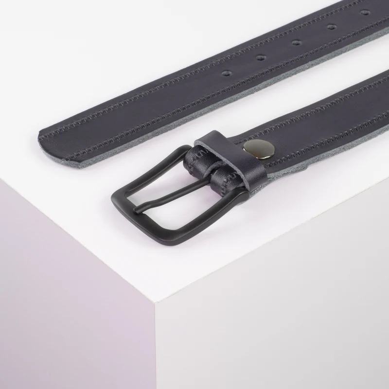 Ledergürtel 3,5cm mit Schnalle Rio
