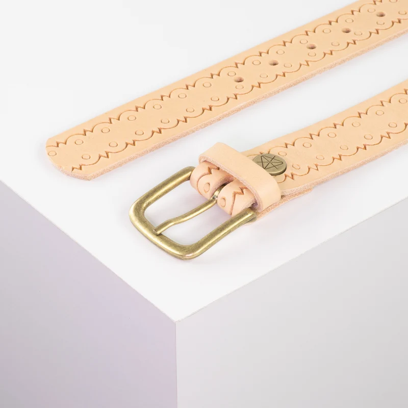 Ledergürtel 3,5cm mit Schnalle Granada