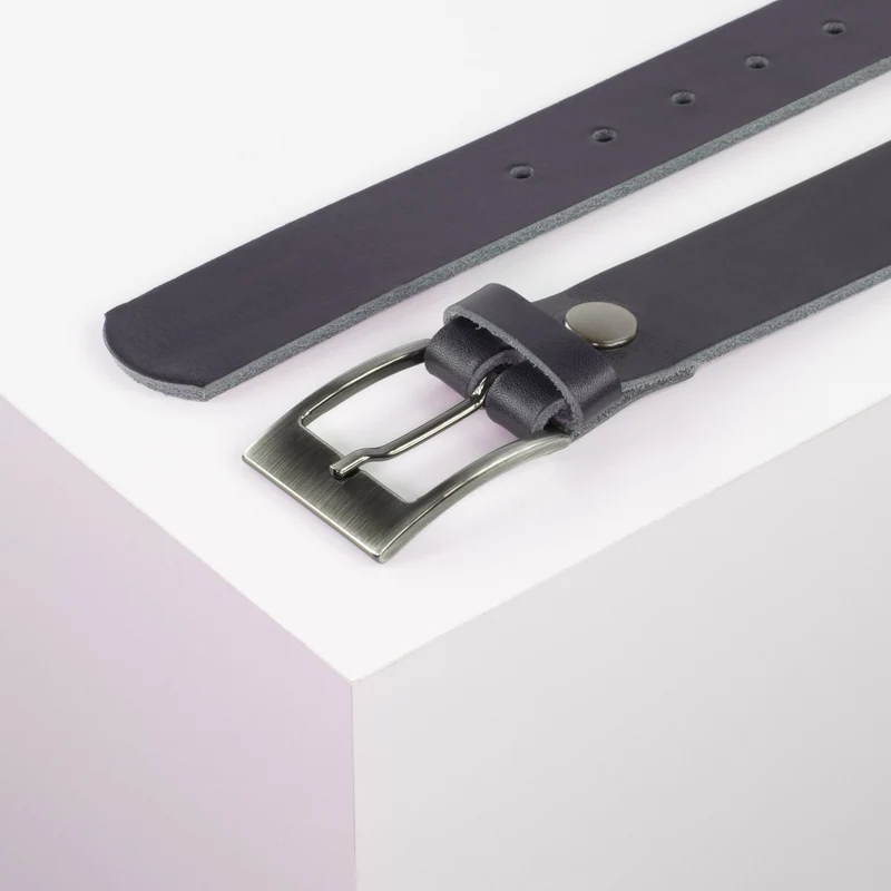 Ledergürtel 3,5cm mit Schnalle Barcelona