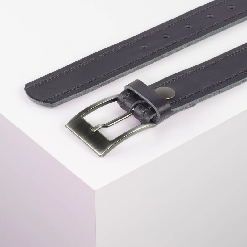 Ledergürtel 3,5cm mit Schnalle Barcelona