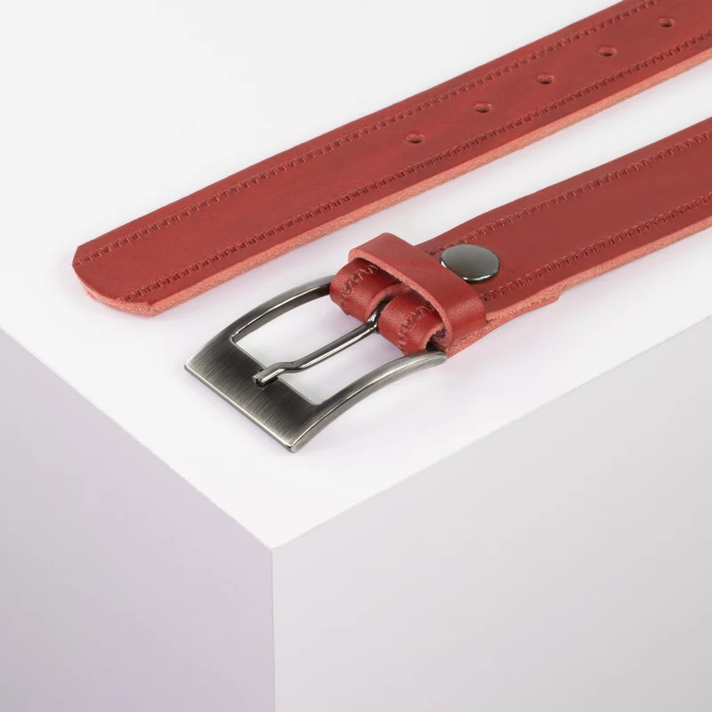 Ledergürtel 3,5cm mit Schnalle Barcelona