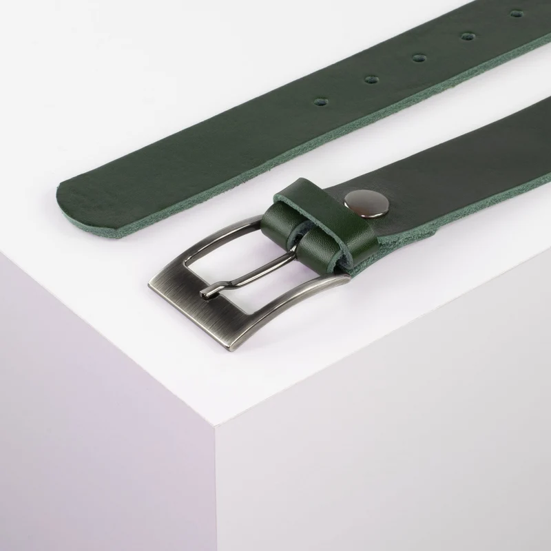 Ledergürtel 3,5cm mit Schnalle Barcelona