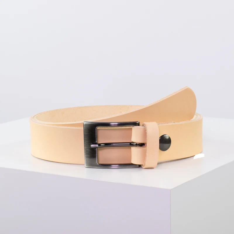 Ledergürtel 3,5cm mit Schnalle Barcelona