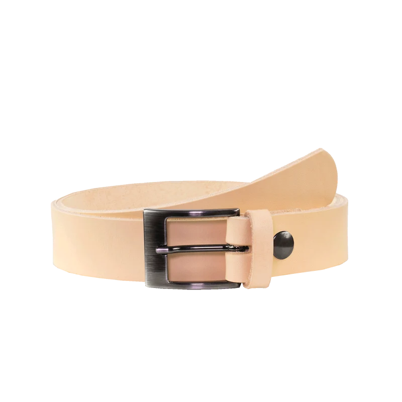 Ledergürtel 3,5cm mit Schnalle Barcelona