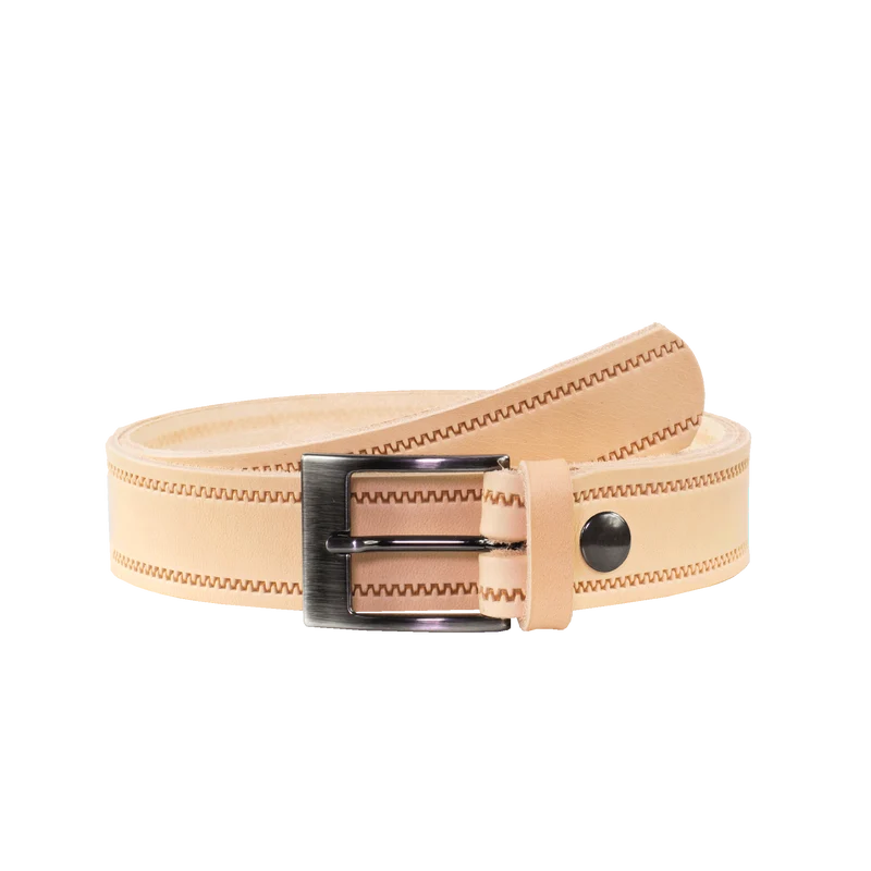 Ledergürtel 3,5cm mit Schnalle Barcelona
