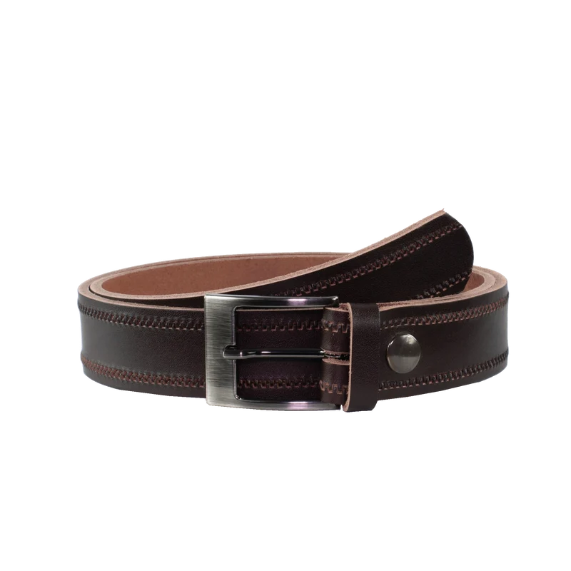 Ledergürtel 3,5cm mit Schnalle Barcelona