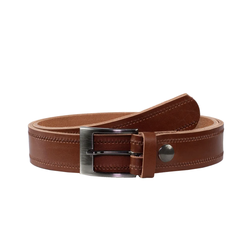 Ledergürtel 3,5cm mit Schnalle Barcelona