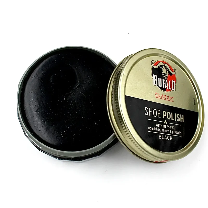 Bufalo Schuhcreme 75 ml | Schwarz, Braun & Neutral mit Bienenwachs