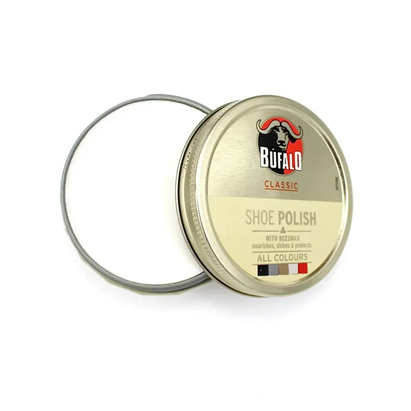 Bufalo Schuhcreme 75 ml | Schwarz, Braun & Neutral mit Bienenwachs