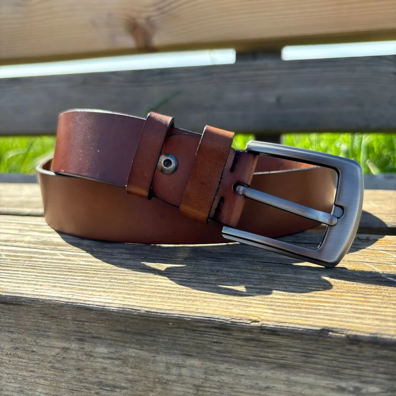 Gürtelschnalle 40 mm Anthrazit