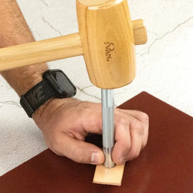 Holzhammer für Lederarbeiten