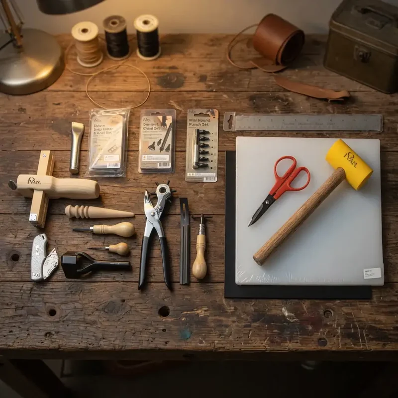 Ivan Laathercraft | Leder Starter Set 18-teilig