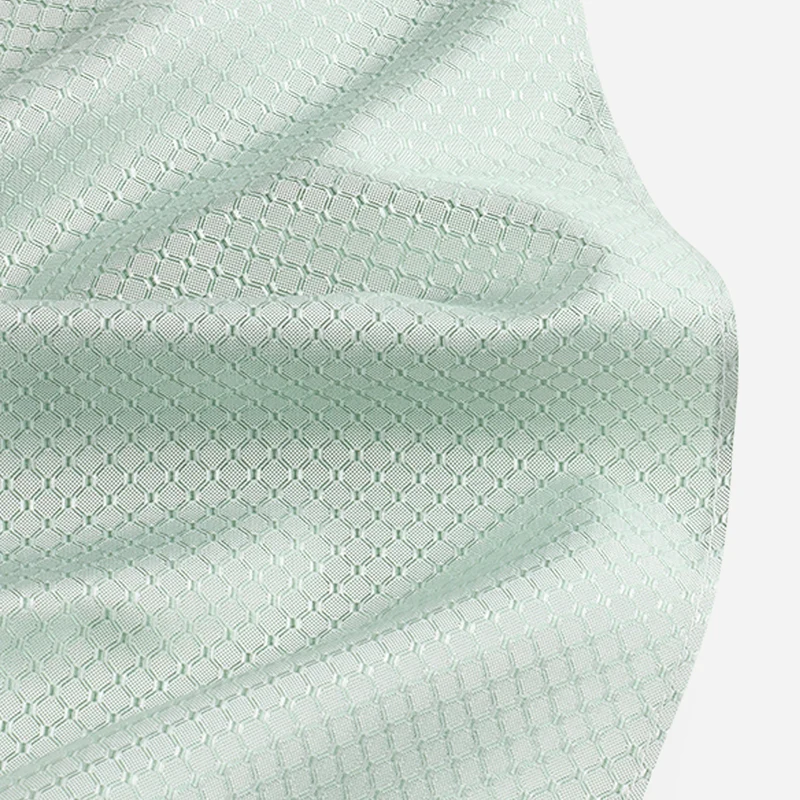 PRIMO green minimal – Seidenkrawatte mit Minimal-Dessin