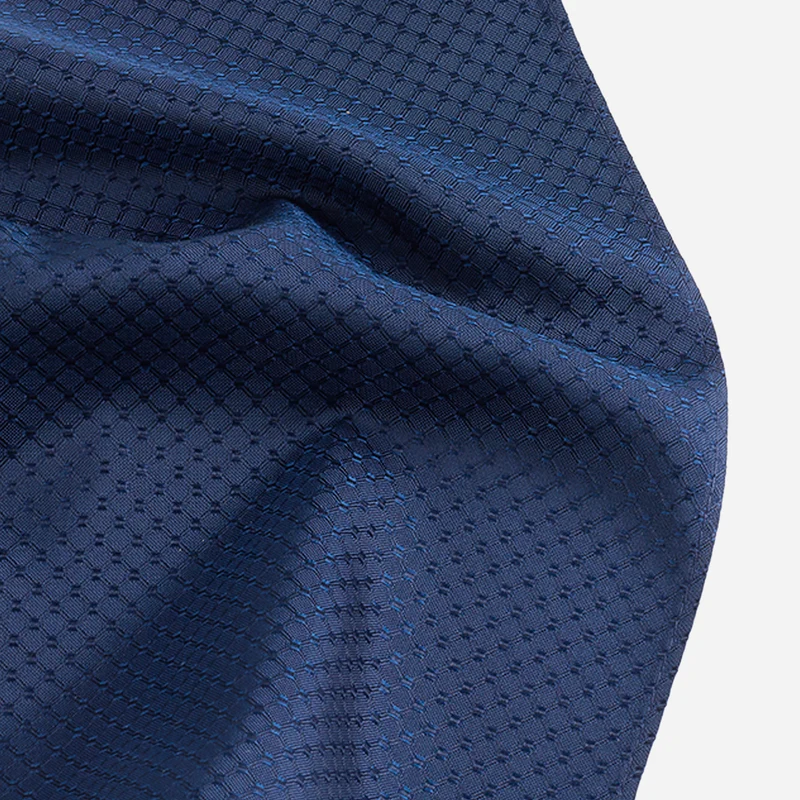 PRIMO navy minimal – Seidenkrawatte mit Minimal-Dessin