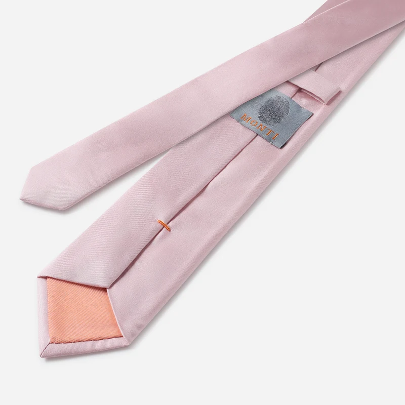 LIVIO rose uni – Seidenkrawatte
