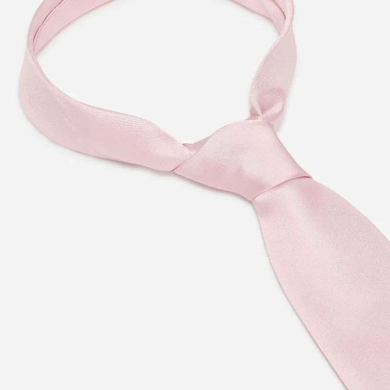 LIVIO rose uni – Seidenkrawatte