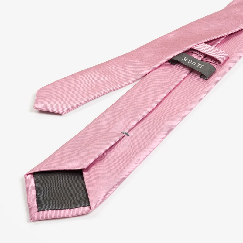 RAUL rose uni – Seidenkrawatte mit Twill-Struktur