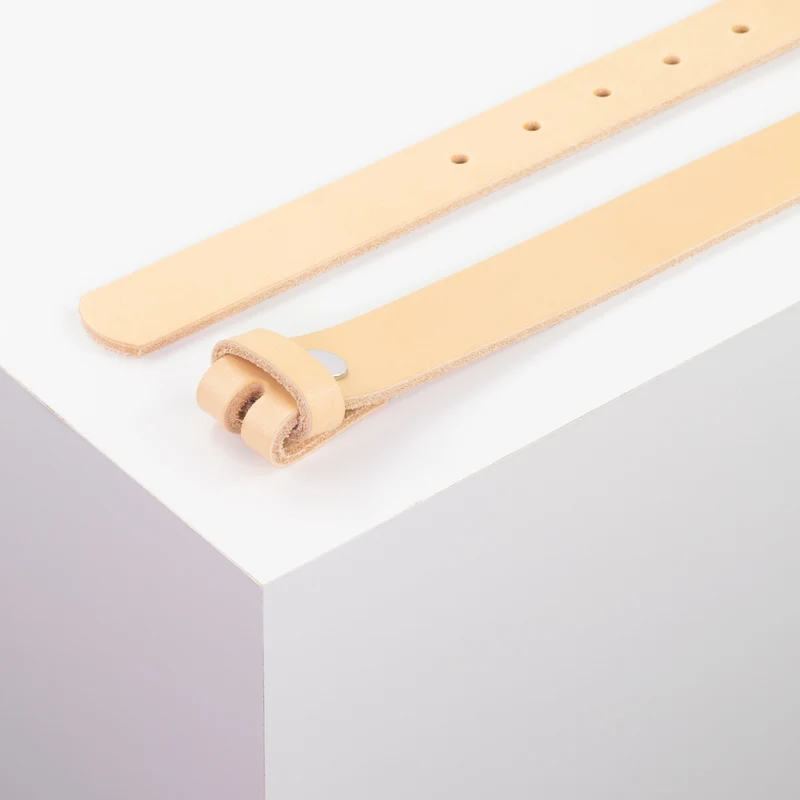 Ledergürtel 2,5cm ohne Schnalle