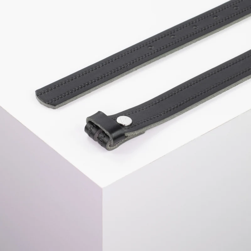 Ledergürtel 2,5cm ohne Schnalle