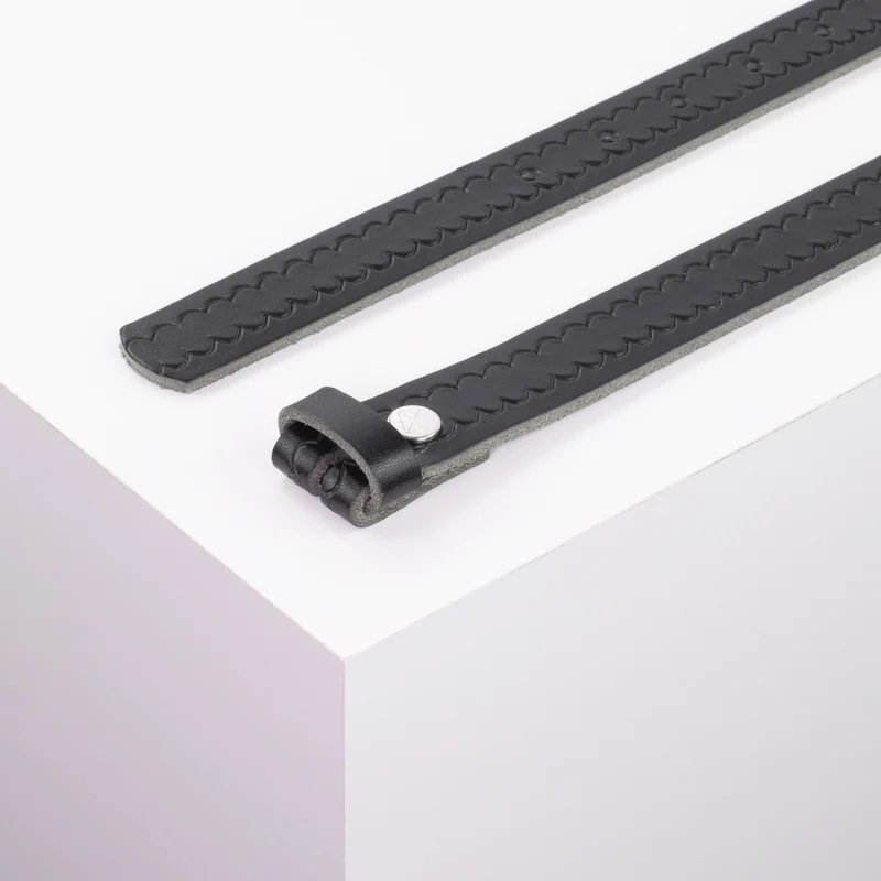 Ledergürtel 2,5cm ohne Schnalle
